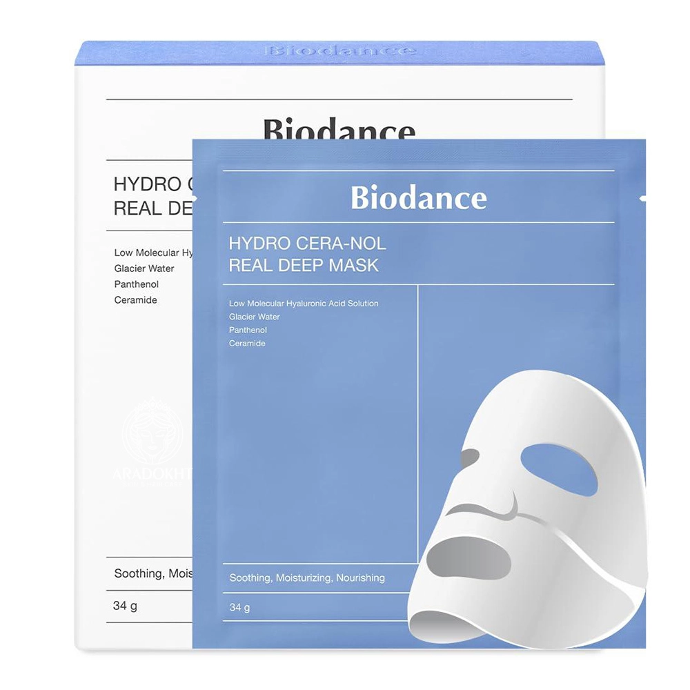 ماسک_ورقه_ای_دو_تکه_بایودنس_|_BIODANCE_مدل_هیدرا_سرانول_(آبرسان_و_تقویت_کننده)