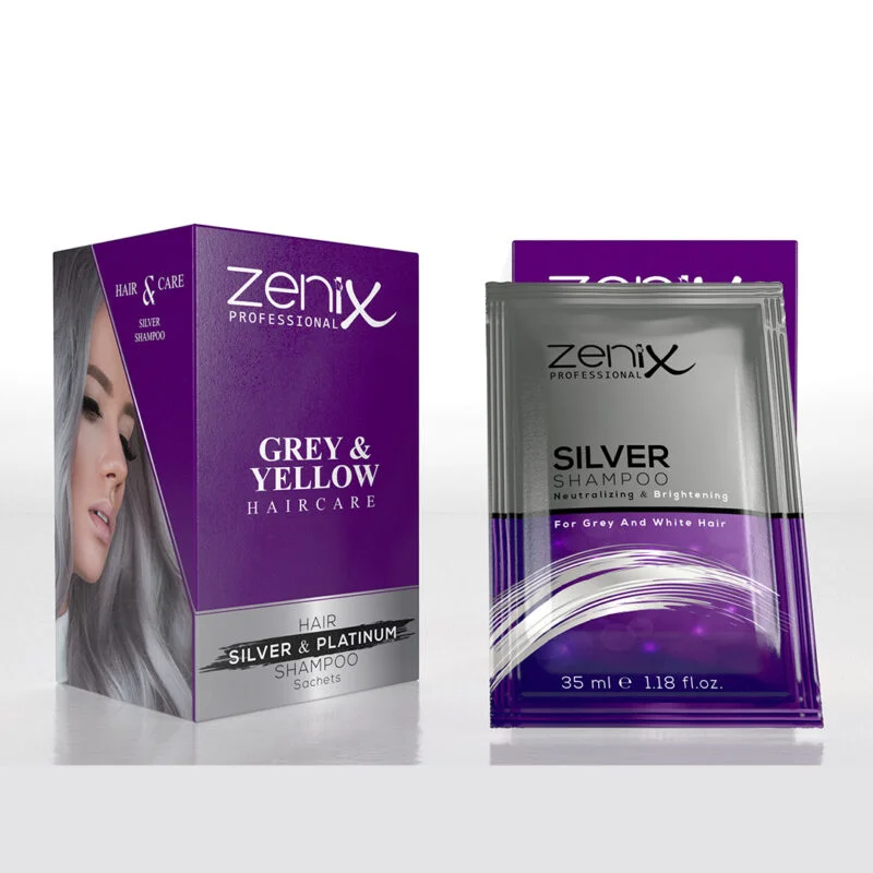 شامپو_ضد_زردی_زنیکس_|_Zenix_مدل_Prof_Hair_Silver_حجم_30_میل