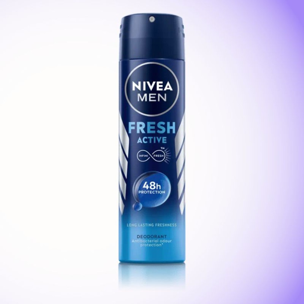 اسپری_ضد_تعریق_مردانه_نیوآ_|_Nivea_مدل_Fresh_Active_حجم_150_میل
